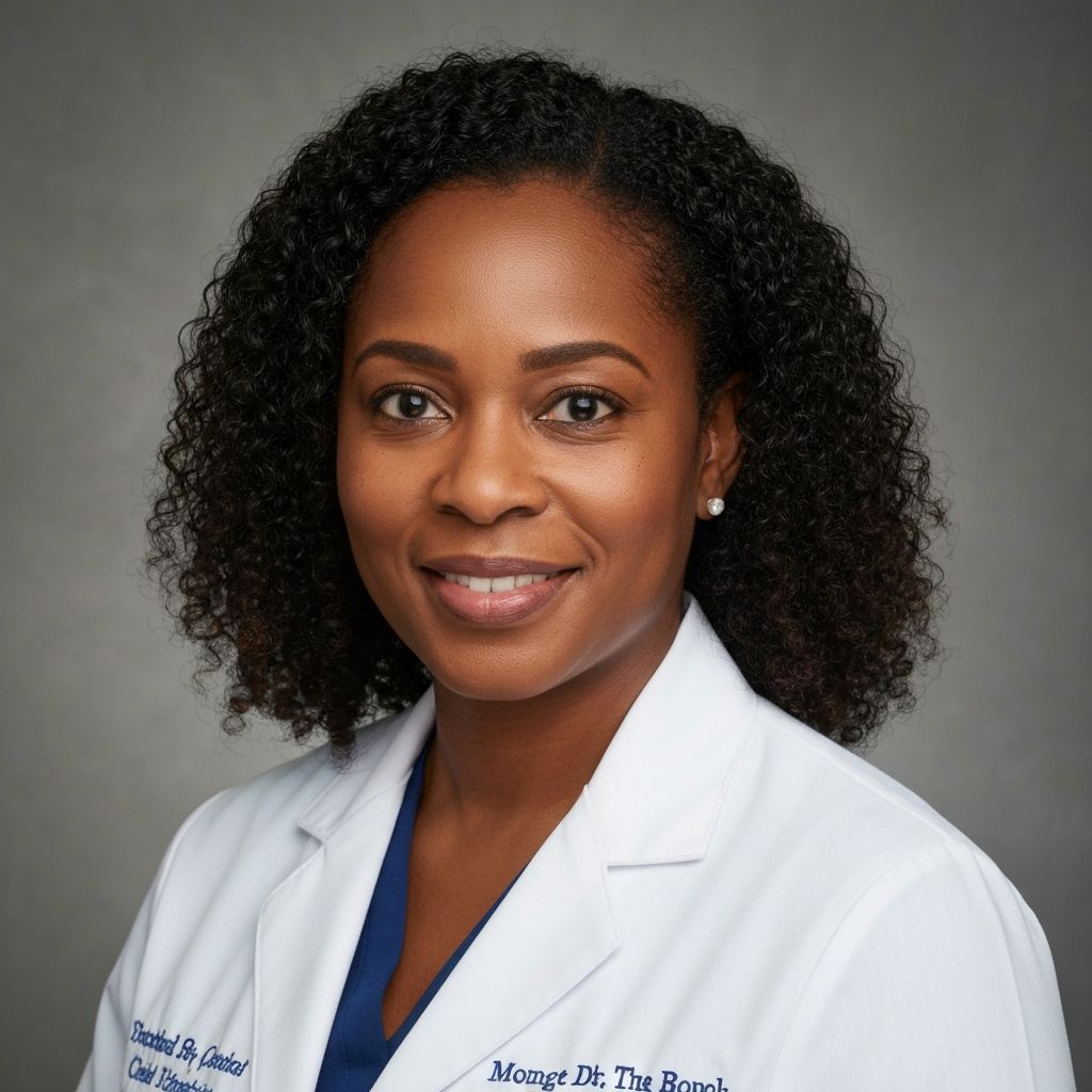 Professional female doctor in laboratory